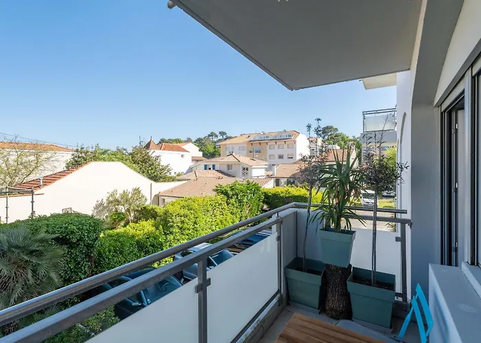 Calme Proche Avec Parking Securise Et Balcon - - Fr-1-319-547 Аркашон